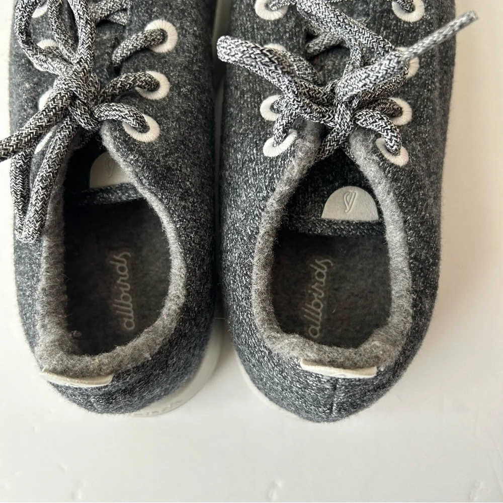 Allbirds Women's Wool Runners Natural Grey with Light Grey Sole 10